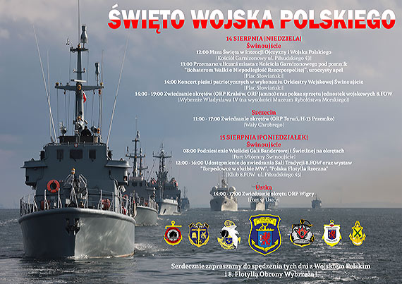 wito Wojska Polskiego z 8. Flotyll Obrony Wybrzea