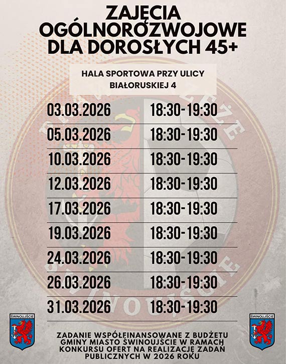 Zajęcia Ogólnorozwojowe dla Dorosłych 45+