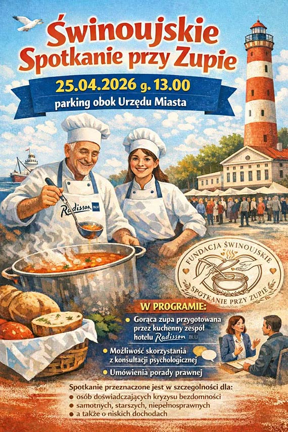 Nie b�d� sam - przyjd� na �winoujskie Spotkanie przy Zupie!