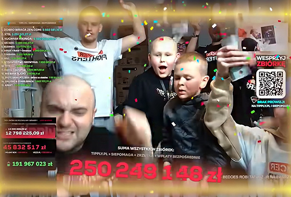 Fundacja Cancer Fighters - „Wojownicy z rakiem”. Rekordowy fina� 9-dniowego streamu. Na konto wp�yn�o ponad �wier� miliarda z�otych