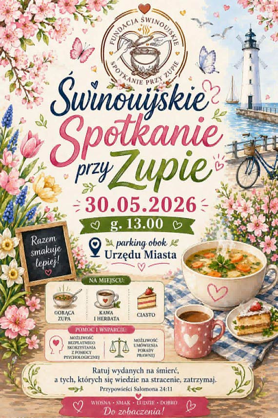 Nie bądź sam — przyjdź na Świnoujskie Spotkanie przy Zupie!