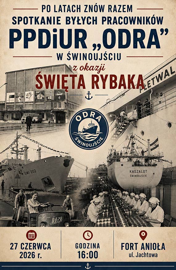 Po latach zn�w razem - spotkanie ludzi „Odry” z okazji �wi�ta Rybaka