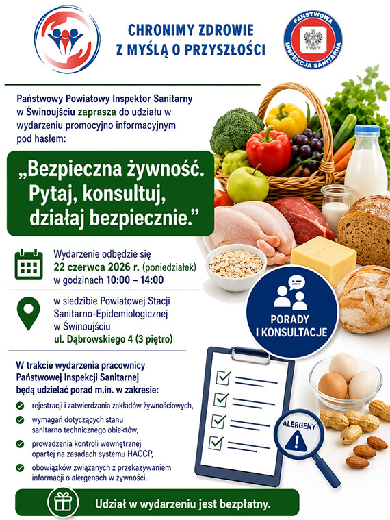 Sanepid zaprasza przedsiębiorców. Bezpłatne konsultacje o bezpieczeństwie żywności