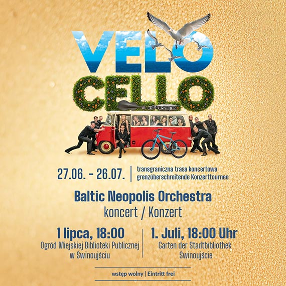 Velo Cello – koncert w Miejskiej Bibliotece w �winouj�ciu