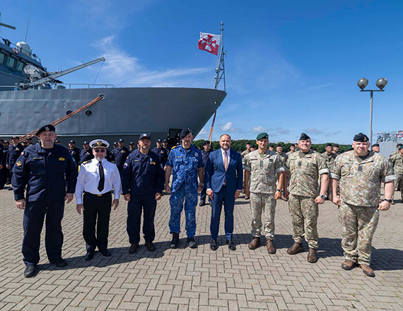 Polacy przekazali dowodzenie Stałym Zespołem Sił Obrony Przeciwminowej NATO Grupa 1